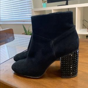 Michael Kors Arabella ankle booties black suede